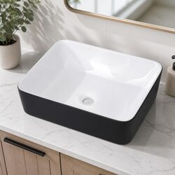 Stylish Oval Ceramic Vanity Sink for Modern Bathrooms