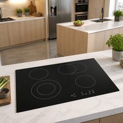 Modern 77cm Electric Ceramic Cooktop for Your Kitchen