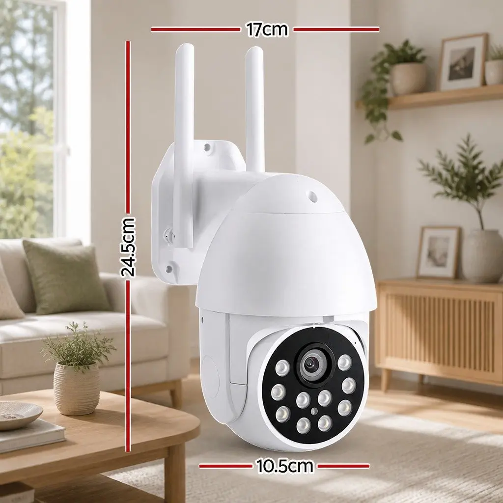 1080P Wireless IP Camera Night Vision Pan Tilt Two Way Audio Remote Access