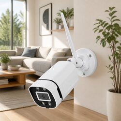 Wireless CCTV Security Camera 3MP Full HD Square Indoor Outdoor IP65 Waterproof