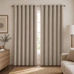 Enhance Your Space with Stylish Beige Blackout Curtains