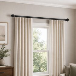 Elevate Your Space with Extendable Steel Curtain Rods