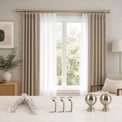 Stylish Extendable Curtain Rod for Home Décor