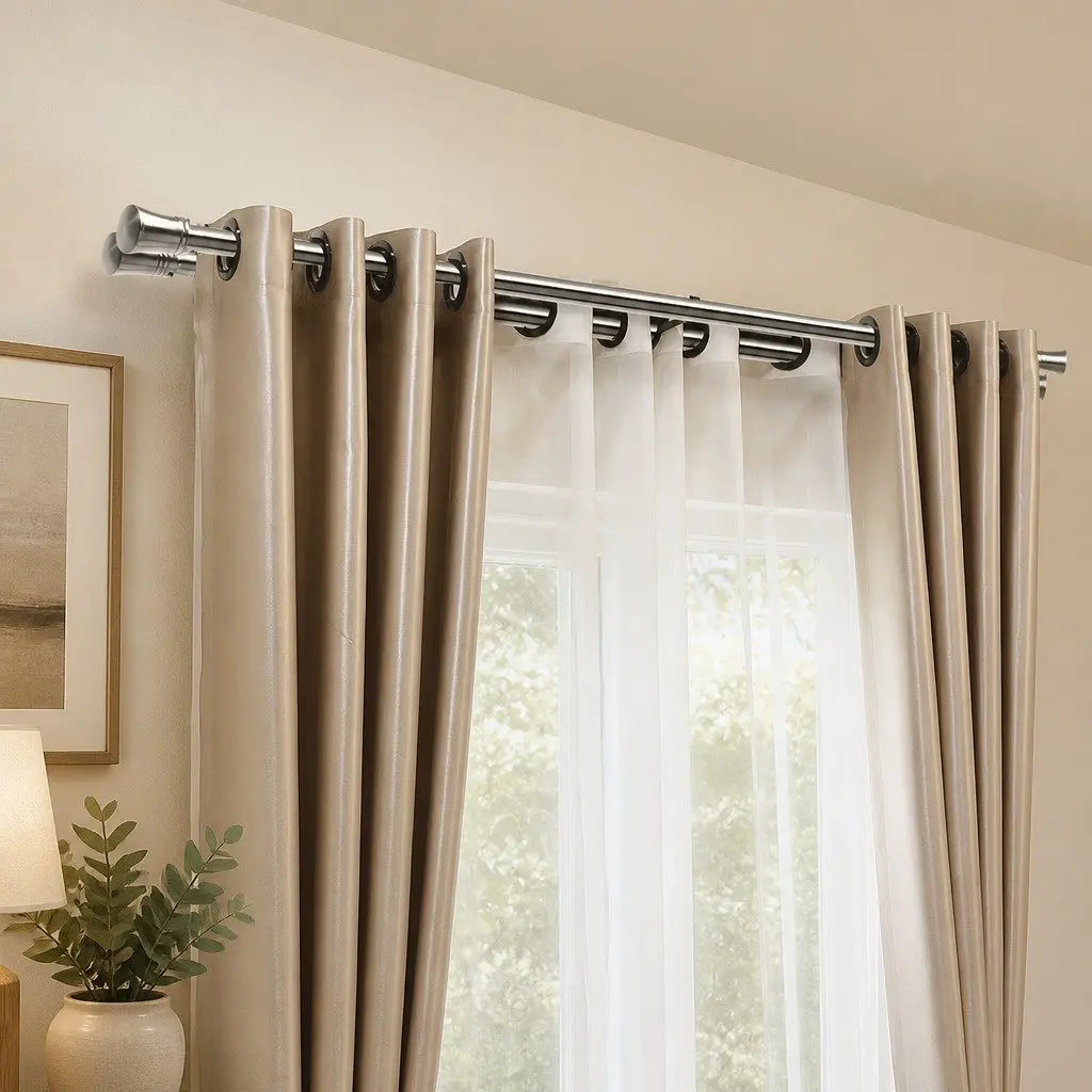 Double Curtain Rod Set