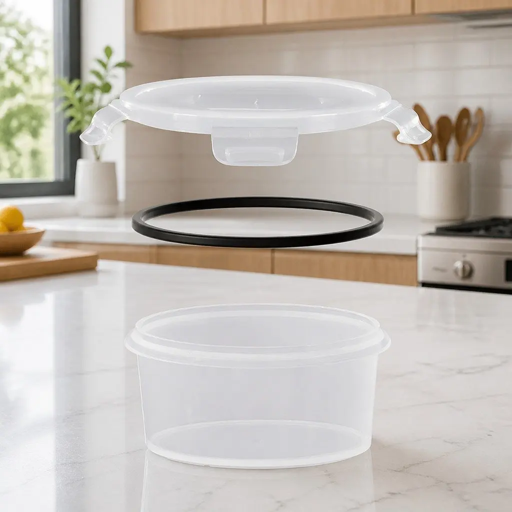 Food Storage Container Set 16 Piece Airtight Stackable Kitchen Pantry Organizer