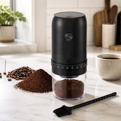 Electric Coffee Grinder Portable USB-C Rechargeable 40 Grind Settings Bean