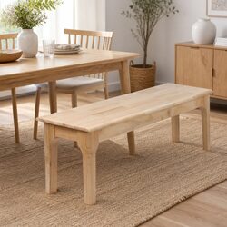 Enhance Your Dining Area with This Oak Bench