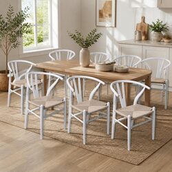 Modern White Dining Chairs Set of 8 for Your Home