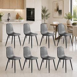 Stylish Dining Chairs Set of 8 for Modern Homes