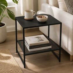Enhance Your Space with a Black Steel Side Table