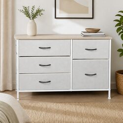 Enhance Your Space with a Versatile Beige Storage Tower