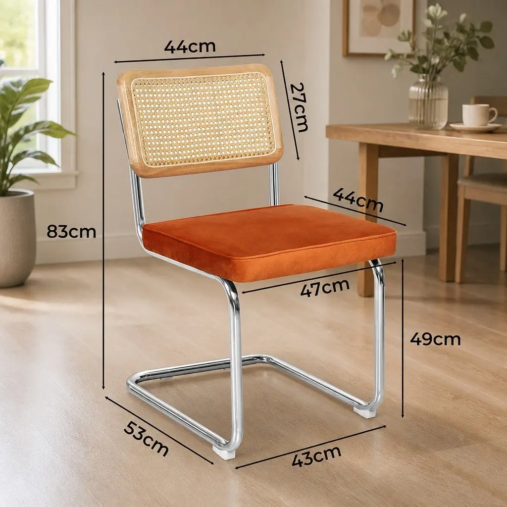 8 Rattan Backrest Chairs