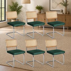 Enhance Your Space with 6 Stylish Rattan Dining Chairs