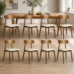 Enhance Your Dining Space with a Set of 8 Chairs