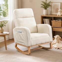 Enhance Your Space with a Stylish Rocking Chair and Ottoman Set