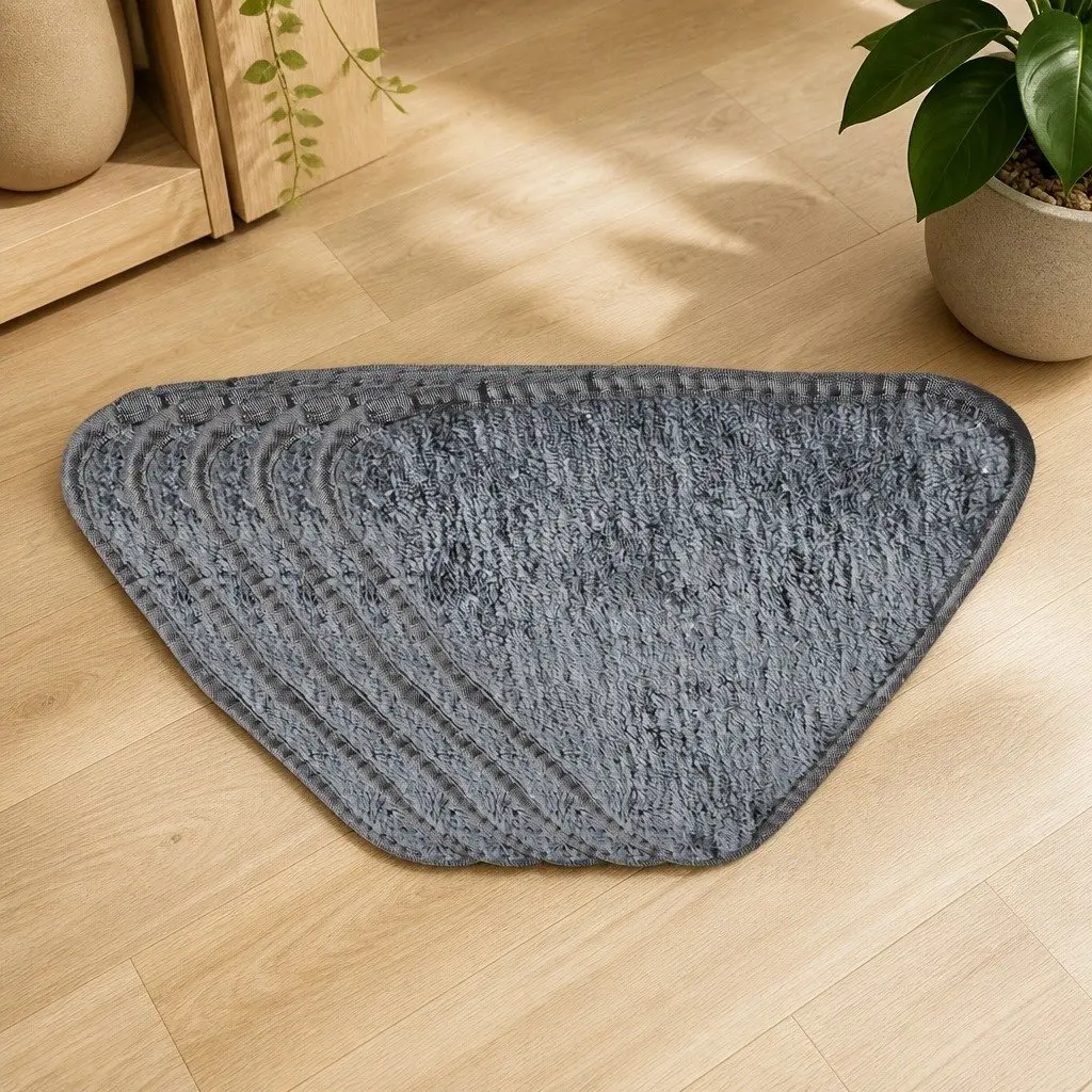 Cleaning Mop 360° Rotatable Head with 5 Microfibre Cloth Pads for Hard Floors