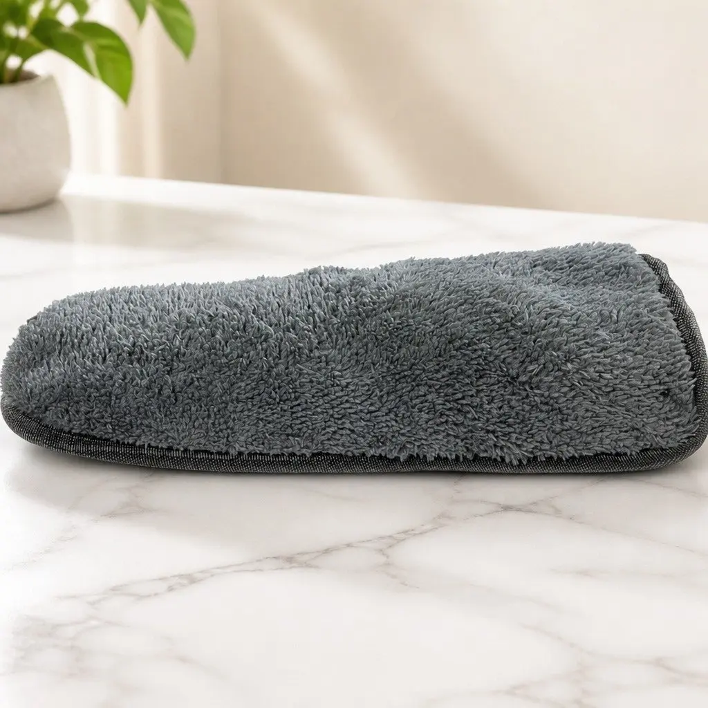 Cleaning Mop 360° Rotatable Head with 5 Microfibre Cloth Pads for Hard Floors