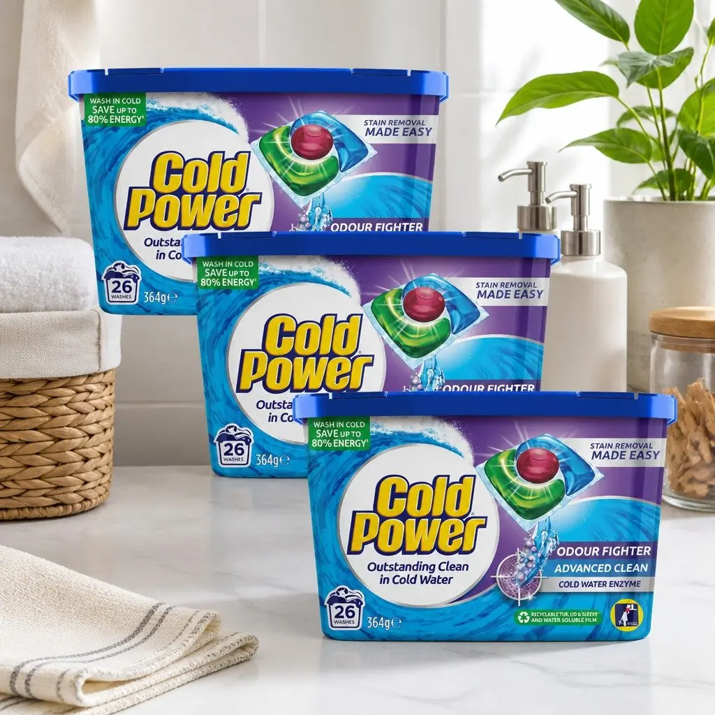 Laundry Detergent Capsules 78 Pack Odour Fighter Quick Dissolving Effective Cleaning