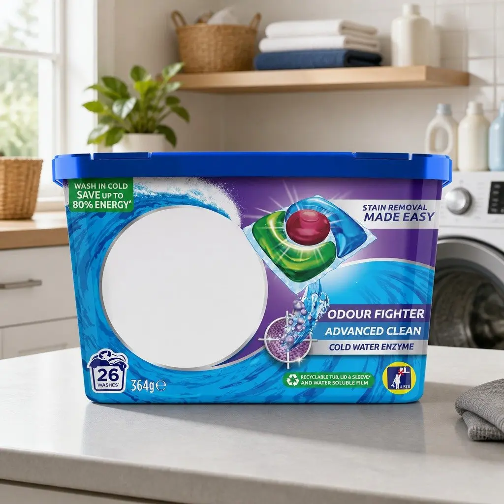 Laundry Detergent Capsules 26 Pack Quick Dissolve Odour Fighter