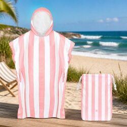 Stylish Adult Hooded Poncho Towel for Beach Lovers