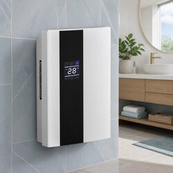 Dehumidifier 2L Water Tank Air Purifier White Quiet Operation Smart Control