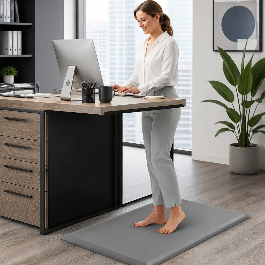 Anti Fatigue Standing Mat 50x80cm Non Slip Comfort Foam