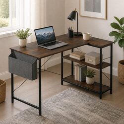 Improve Your Workspace with This Versatile L Shaped Desk