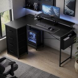 L Shaped Gaming Desk that Enhances Your Work Space