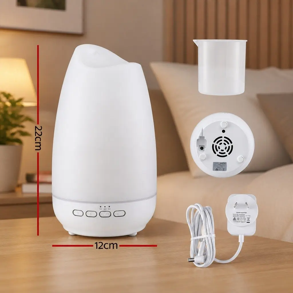 Aroma Diffuser 300ml Ultrasonic Cool Mist with 14 Colour LED Night Light and Adjustable Brightness