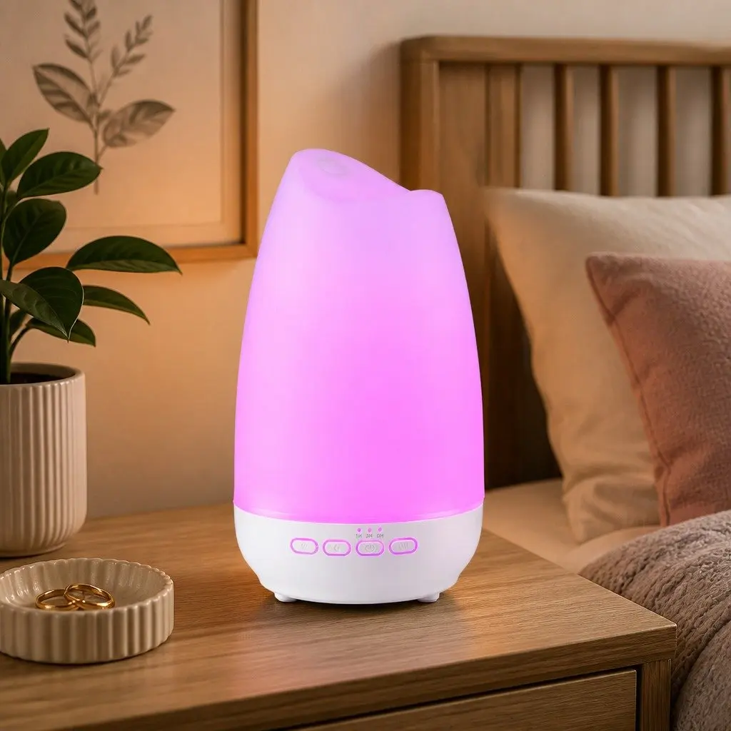 Aroma Diffuser 300ml Ultrasonic Cool Mist with 14 Colour LED Night Light and Adjustable Brightness