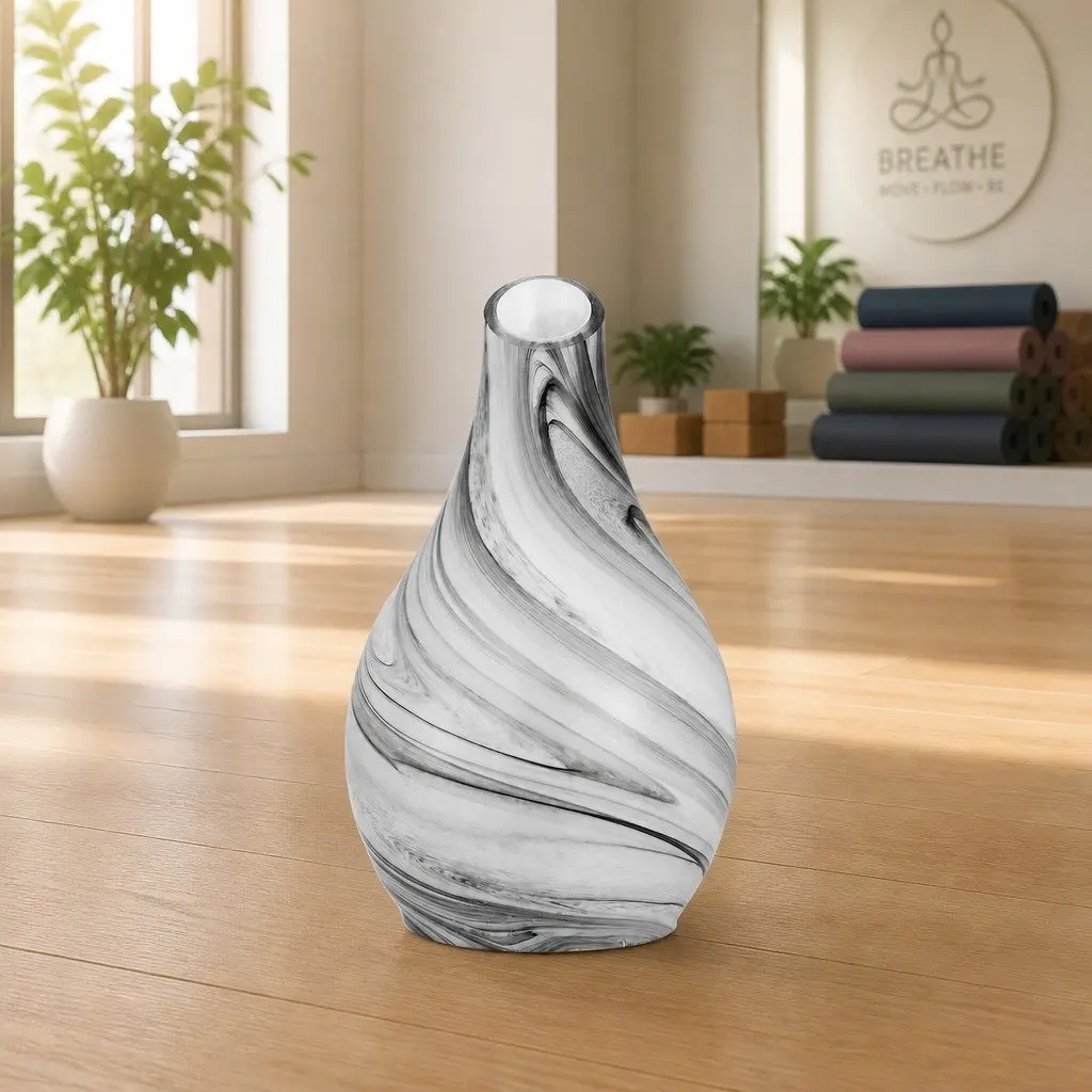 Aroma Diffuser 100ml Ultrasonic Humidifier LED Night Light Black