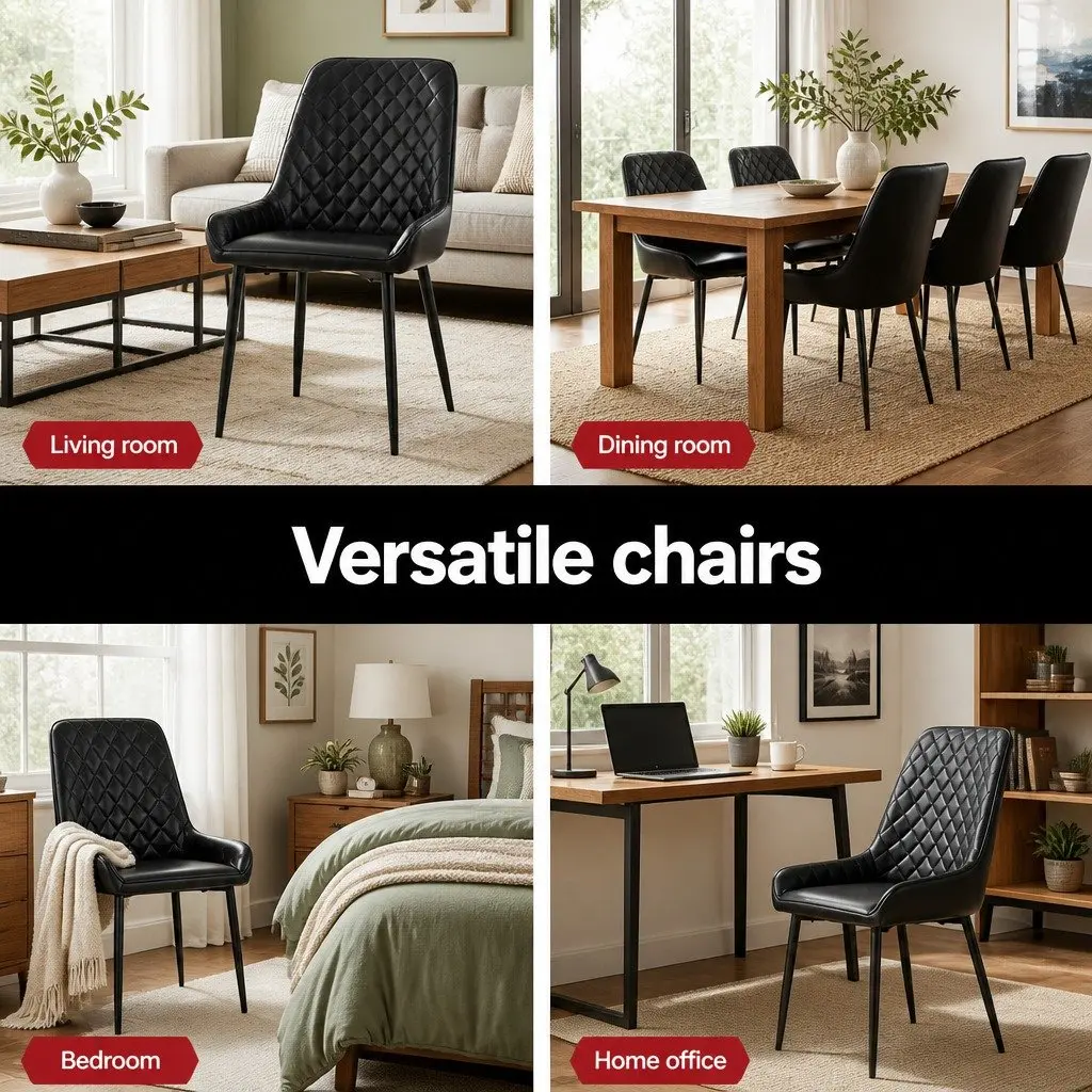 Set of 4 Retro Dining Chairs
