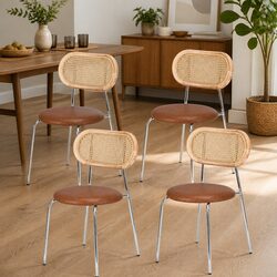 Elevate Your Space with 4 Stylish Dining Chairs