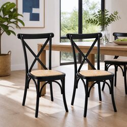 Elevate Your Home with Black Rattan Dining Chairs