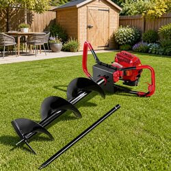 Enhance Your Outdoors with a 65cc Petrol Post Hole Digger