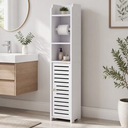 White 3 Tier Bathroom Organizer for Better Space Management