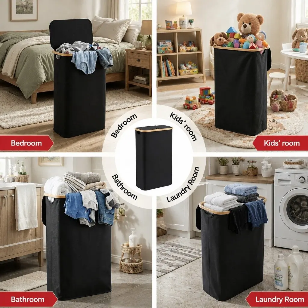60L Laundry Basket