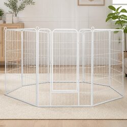 Stylish 8 Panel Playpen for Dogs and Small Pets
