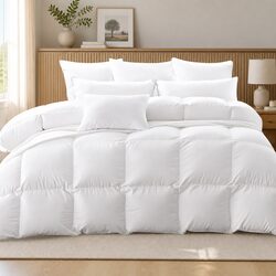 King Single Goose Down Quilt for Year-Round Comfort