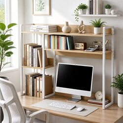 Enhance Your Workspace with a 2-Tier Organizer Shelf