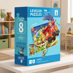 Engaging Kids Puzzle Set - Townlet Scene for Ages 7+