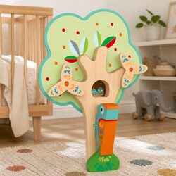 Enhance Your Space with This Charming Woodpecker Wall Toy