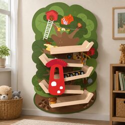 Enhance Playtime with This Beautiful Wooden Ramp Toy