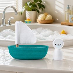 Sailing Boat Wooden Toy for Fun Bath Time
