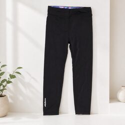 Kids Black Leggings Size 120 Comfortable Stretchy Everyday Wear Play Trousers