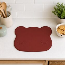 Bear Snackie Silicone Toddler Bowl Plate Set Microwave Freezer Oven Safe Kid