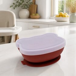 Suction Bowl with Lid: Enhance Your Toddler's Mealtime