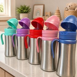 200ml Stylish Sippy Cup for Infants - Ergonomic Design