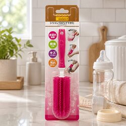 Enhance Your Cleaning Routine with a Pink Silicone Brush