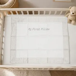Baby Pillow Case Soft Breathable Gentle Sensitive Skin Machine Washable